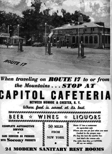 Capitol Cafeteria Poster. Circa 1940s chs-000032